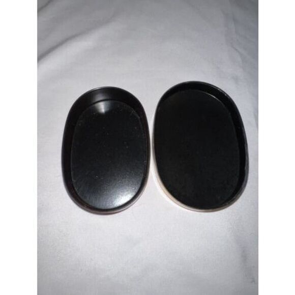 Lacquered Pill Travel Container-Vintage Japanese 3” Gold/Red/Blue MCM Candy EUC - Picture 4 of 4